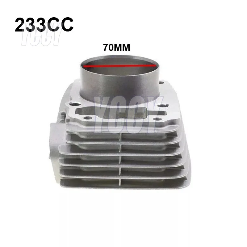 YCCY 오토바이 70MM 알루미늄 피스톤 실린더 키트 (혼다 SDH150 CBX150 WH150 CBF 150 XR150 XR 150 CBF150 CRF150F KTT 150 용)