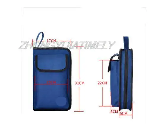 STEBVI Small Tool Bag, Repair Tool Bag Shoulder Backpack Maintenance Canvas  Suitcase Electricians Holder Portable