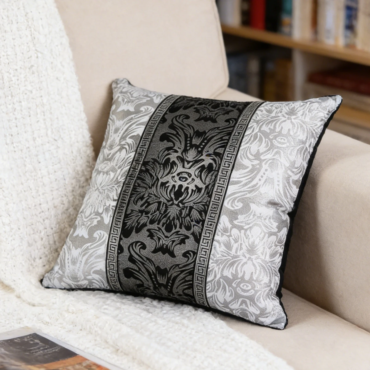 Vintage Decorative Cushion Cover - Stylish Pillowcase for Home Decor, Sofa, Living Room, and Bedroom