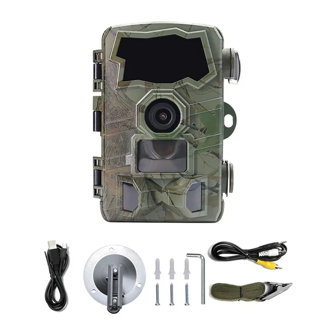 4K Wifi Wildlife Hunting Camera Remote Control Bluetooth Trail Camera 0.2S Fast Triggers Night Vision Outdoor Security Monitor 4