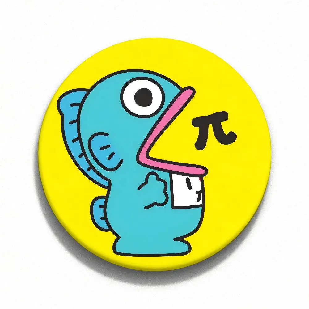 Handmade Hangyodon Cartoon Brooch – Cosplay Badge & Backpack Accessory