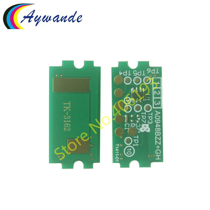 30x TK-3160 TK-3162 TK-3170 TK-3182 TK-3190 TK-3194 for Kyocera P3055dn P3060dn P3155dn P3055 P3060 P3155 toner cartridge chip