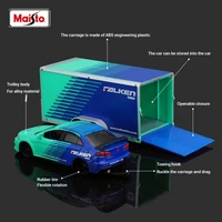 Maisto 1:64 Die-Casting Alloy Transport Vehicle Model Classic Collection Decoration Enclosed Trailer Model Boy Car Toy Gift 2