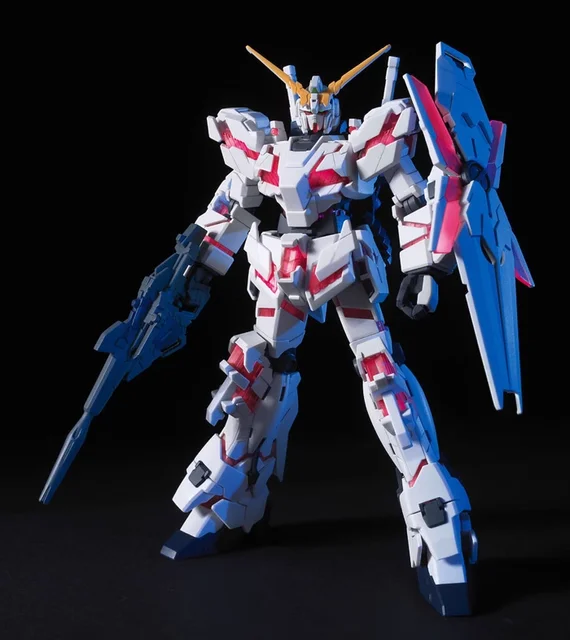 Original Bandai HGUC 1/144 RX-0 UNICORN GUNDAM Action Figure