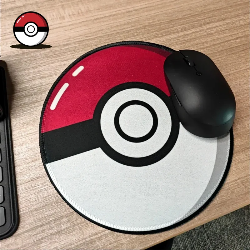 Pokemon Poke Ball MousePad Waterproof Computer Mouse Cartoon Mouse Pad Anime Mouse Pad Gamer