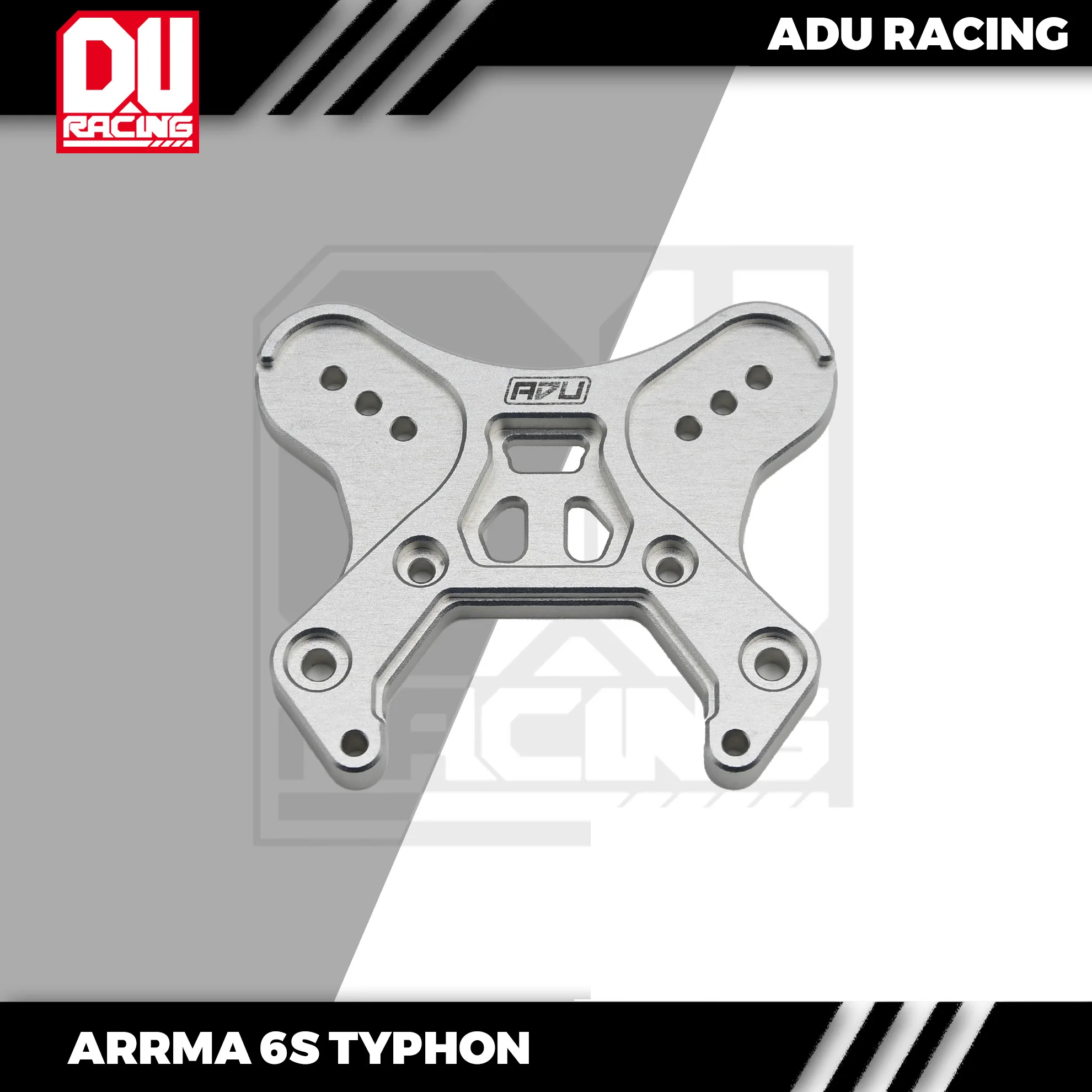 ADU Racing FRONT SHOCK TOWER CNC 7075-T6 ALUMINUM FOR ARRMA 6S TYPHON rc car parts,go kart parts