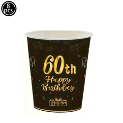 Adult Birthday Celebration Disposable Tableware and Party Decor Set (Cups)