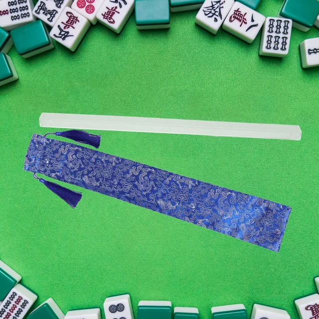 Foldable Rack Protector Mahjong Accessories Scoring Tile Bag Ruler Storage Domino Cover Holder Supply Pusher Case Mahjong 3