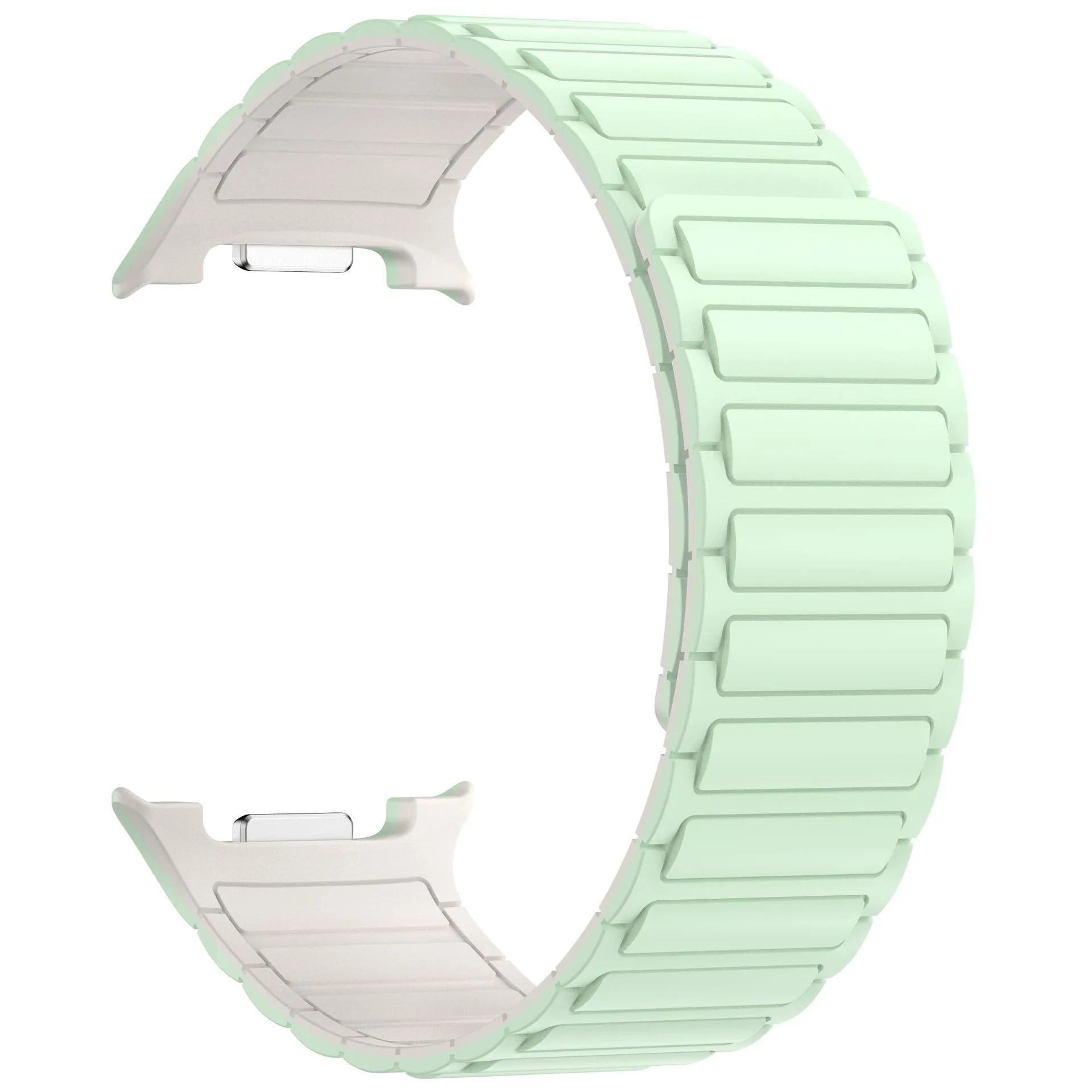 Silikonarmband für Samsung Galaxy Watch 8/8 Classic 46 mm 40 mm 44 mm Sport Magnetisches Armband ohne Lücken für Galaxy Watch 8 – Detail 7