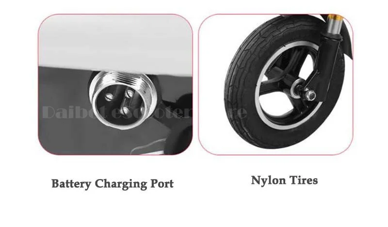 Daibot Folding Electric Bike Adult 2 Wheel Electric Bicycle 36V 350W Mini Ladies Electric Bicycle Scooter With Anti-theft System (38)