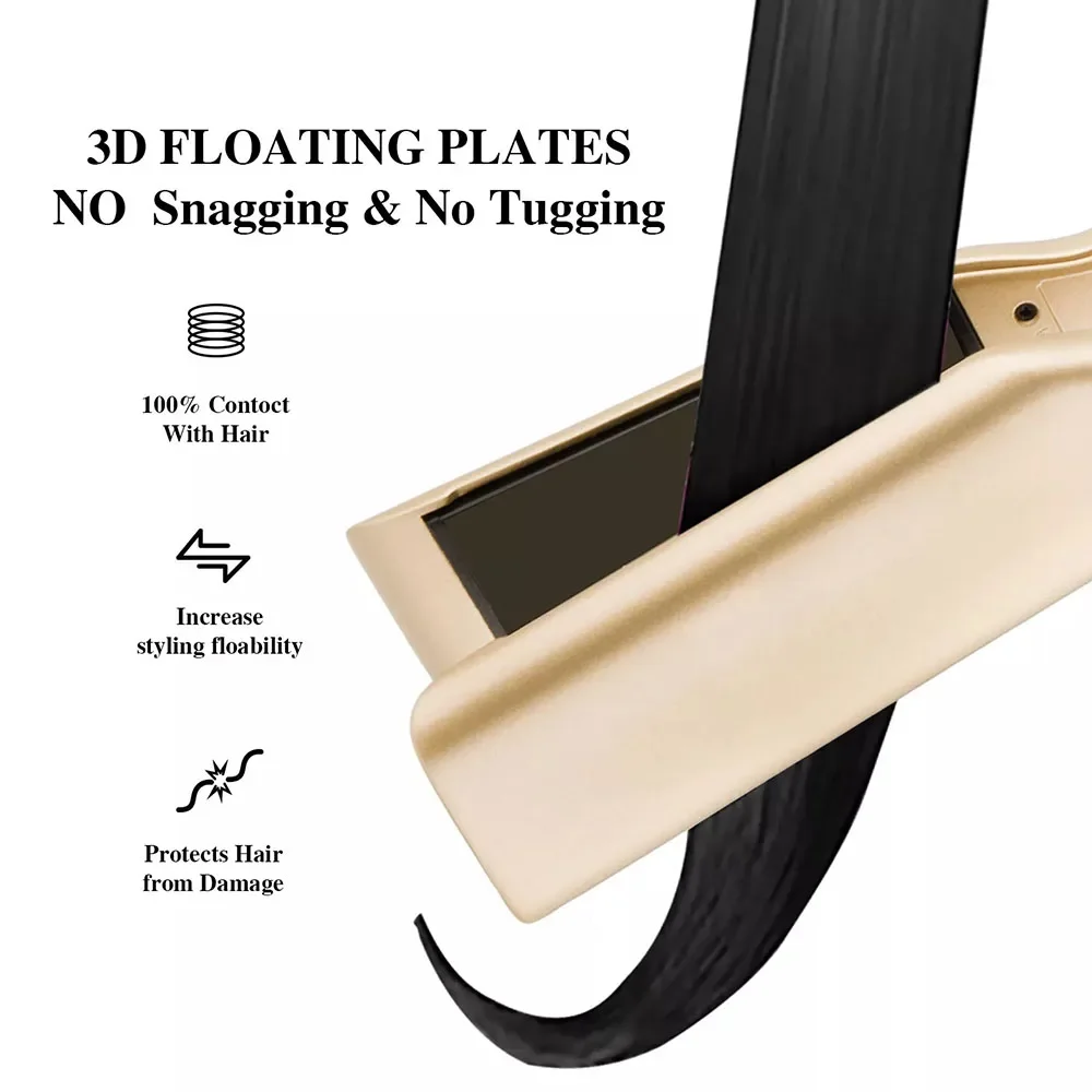Professional Hair Straightener Touch Screen Flat Iron Hair Straightening  Styling Tools MCH Wide Plate Keratin Hair Straightener 6