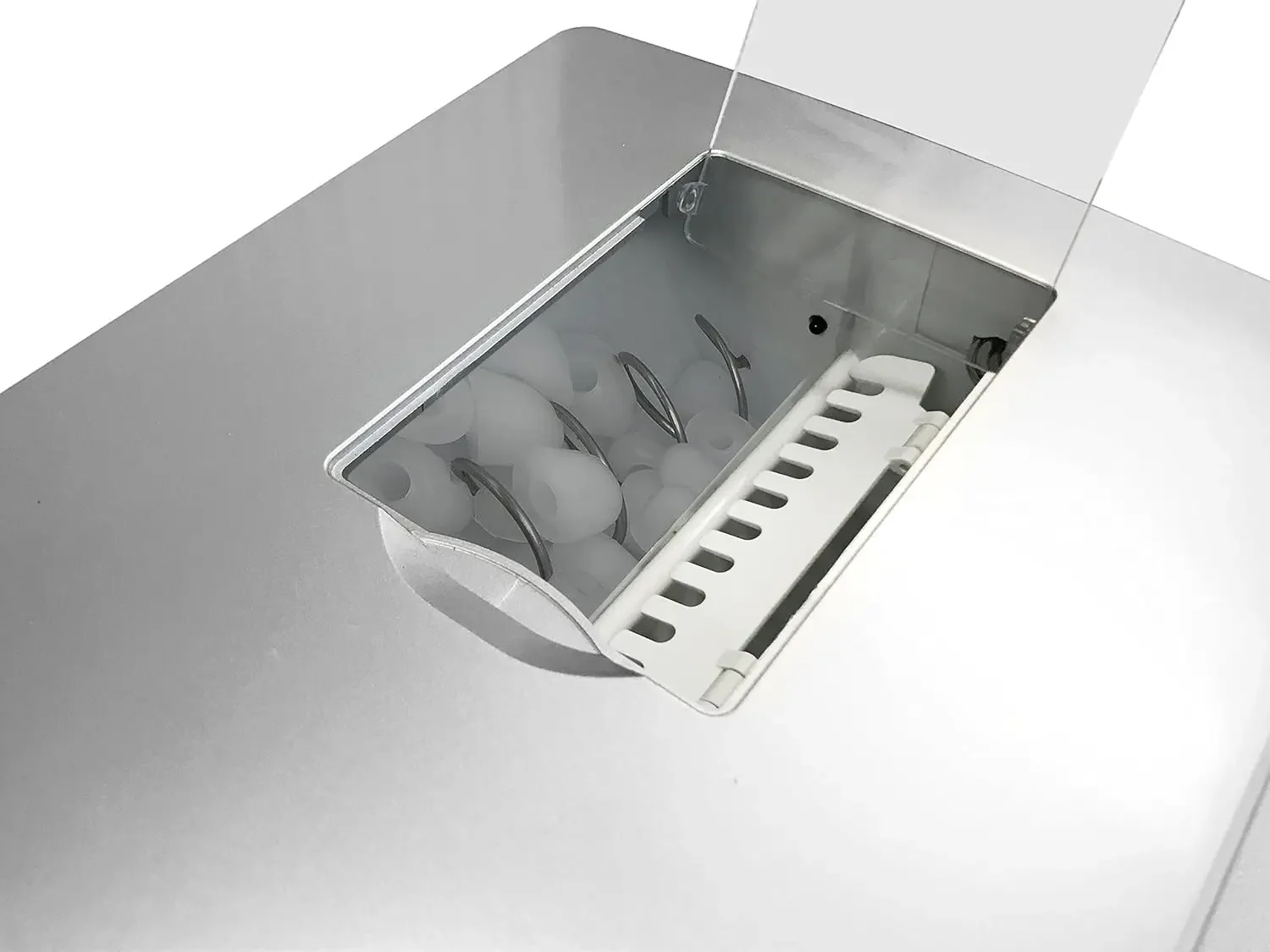 Silver IDC-221SC Countertop Direct Connection Ice Maker and Water Dispenser, One Size 6