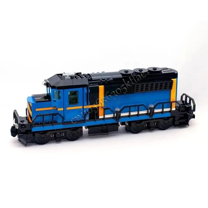 새로운 416PCS MOC-60052 도시 화물 기차 엔진 기관차 모델 빌드 DIY 창의적인 아이디어 어린이 장난감 조립 퍼즐 생일 선물