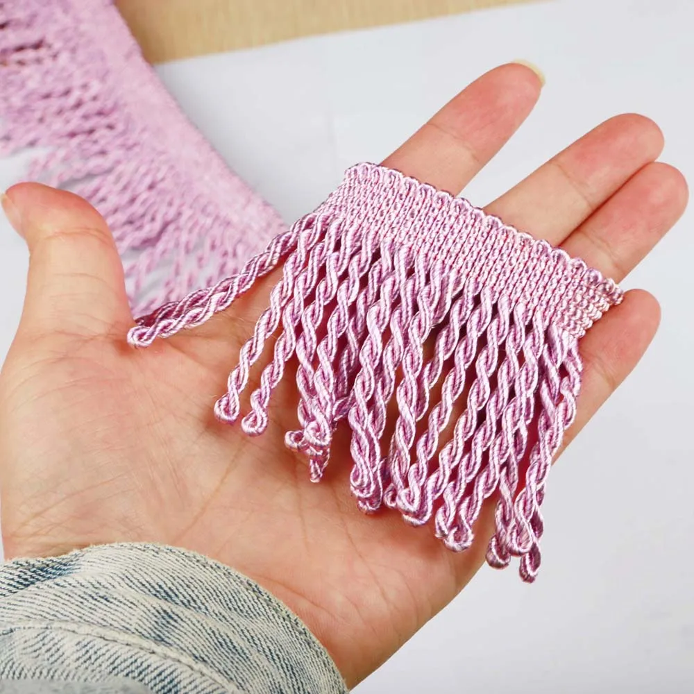 3 Yards 4 Cm De Large - Coton Beige - Bordure à Franges Et Dentelle - Accessoire De Couture Pour Bricolage De Costumes, Vêtements, Rideaux Et Nappe