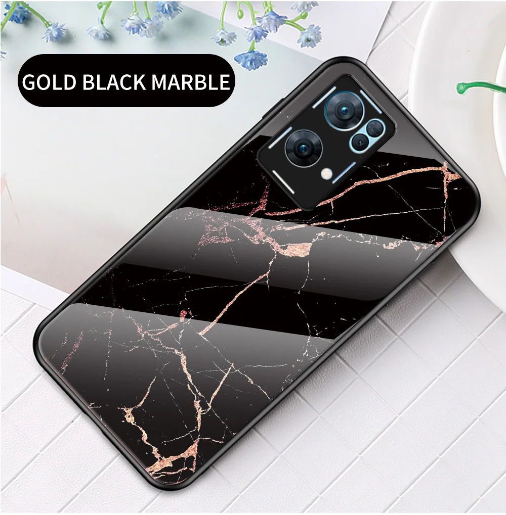 Reno Ace 2 4Z 5Z 6Z 7Z Kansi DECLAREYAO Karkaistu lasi Kova Coque For OPPO Reno 3 4 5 5K 6 7 8 Pro Plus -kotelo Silikoni So_voghion.com