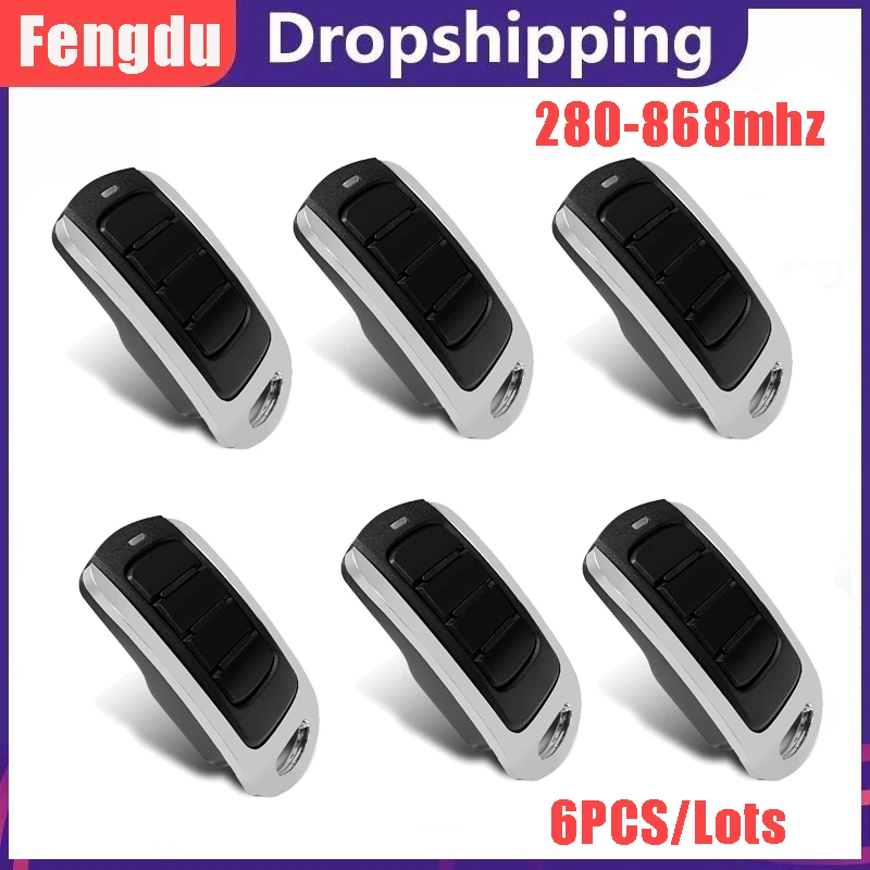 Garage Remote Control 6PCS Universal Remote Controller Multi Frequency