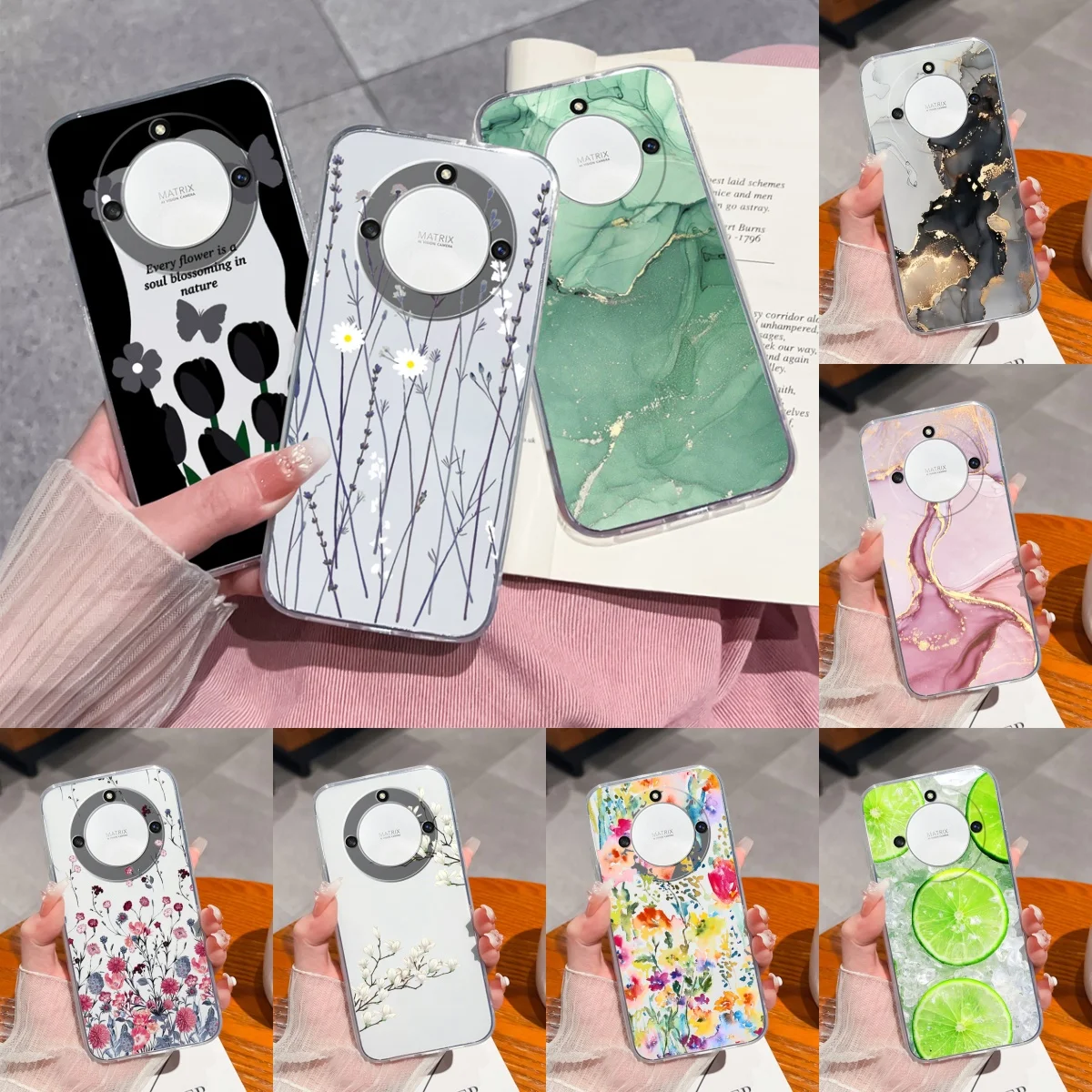 Clear Gradient Anti-Drop TPU Phone Case