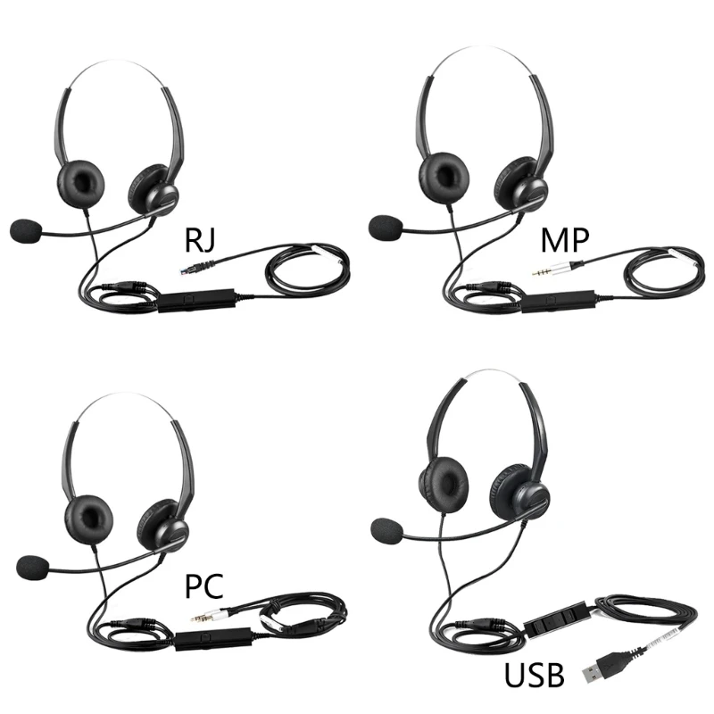 

Versatile ABS Headset Reliable Headphone for Customer Service Representatives