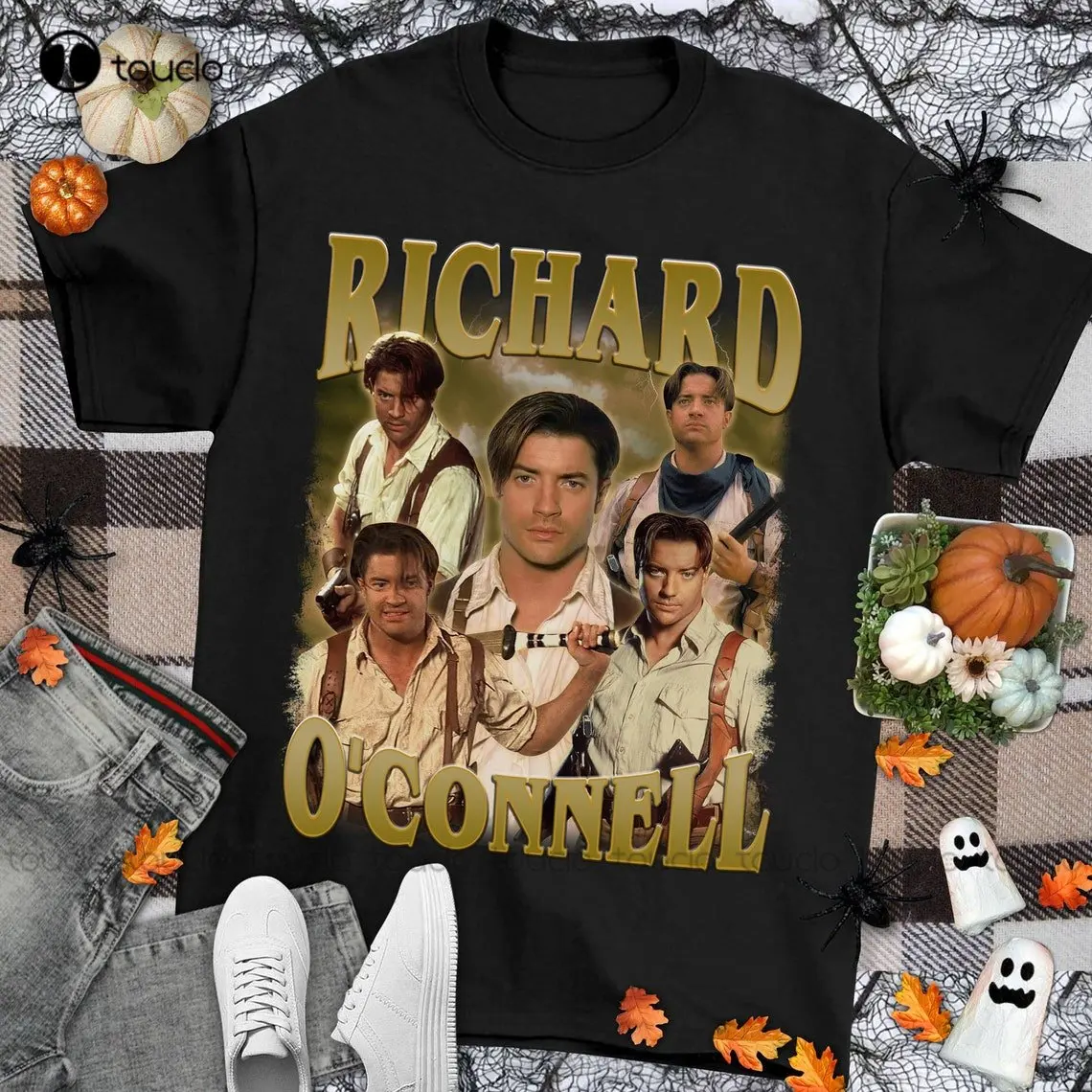 The Mummy Shirt Richard O'Connell Shirt Rick Shirt Rick O'Connell Vintage Rap Shirt Rick O'Connell Bootleg Rap Shirt Xs-5Xl Nuovo