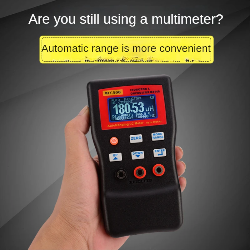 MLC500 High precision automatic range capacitance and inductance meter anti burn digital capacitance tester 3