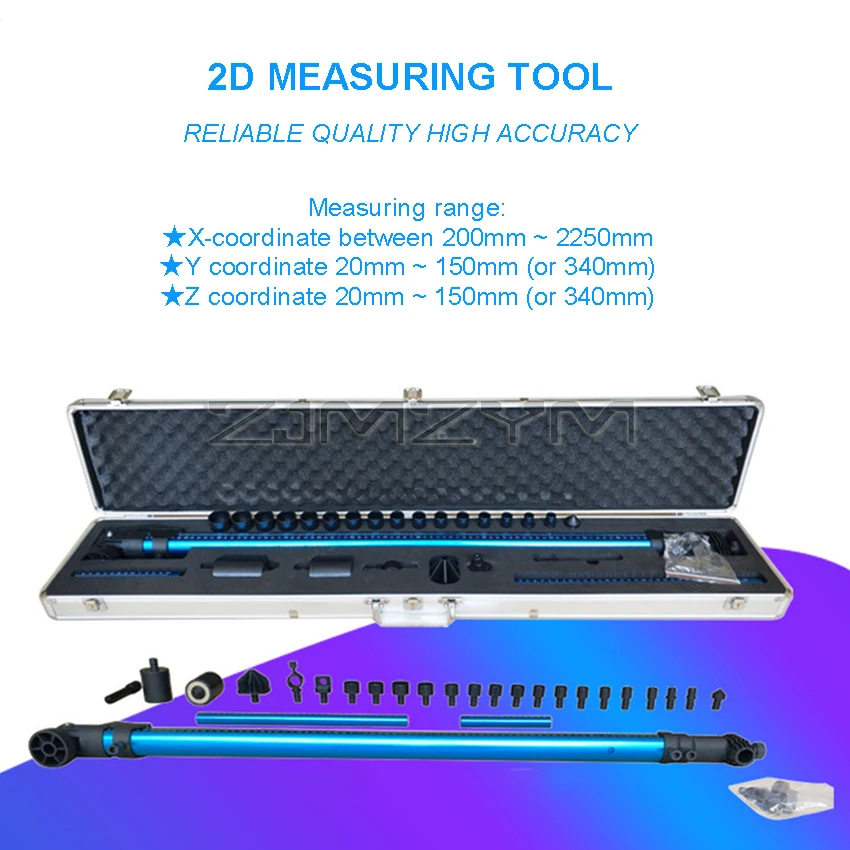2D Auto Body Measuring System repair frame machine Auto chassis tram gauge Car Sheet Metal Repair Measuring Tools auto body measuring tools