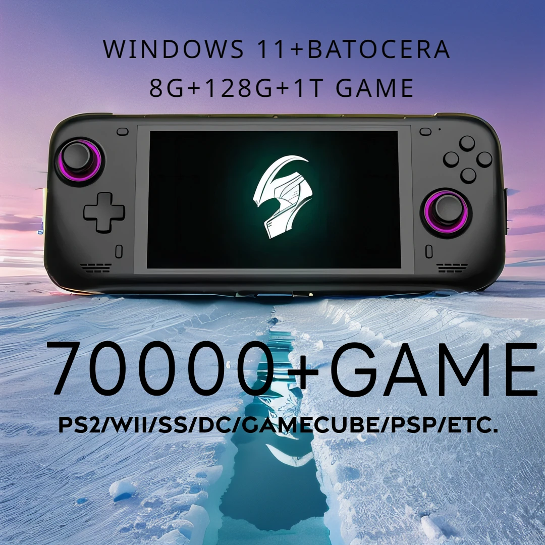 Loki Handheld Computer Loki-Retro-GameCube-WiFi-Handheld-Console-8-GB-128-GB-SSD-Cart-o-de-1TB ...