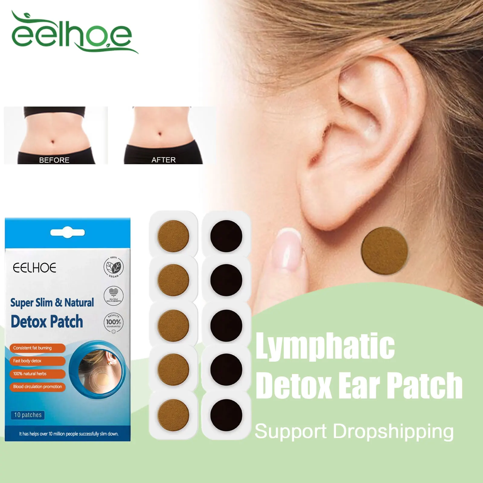 SlimmingAuricularAcupointPatchWeightLossBellyFatBurningThigh