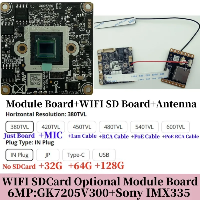 6MP SD WIFI Antenna