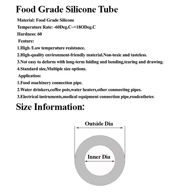 Versatile High-Temperature Resistant Silicone Tubing - Available in 17 Vibrant Colors