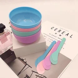 Compact DIY Face Mask & Mixing Set: Portable Beauty Tools (Blue)