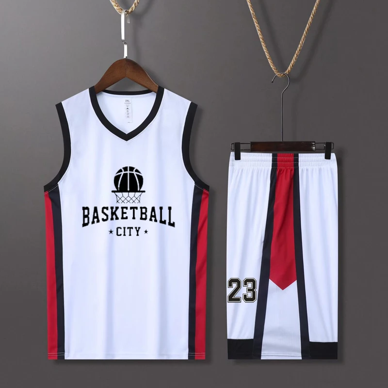 Bestseller College Basketball Trikot Trainings uniformen für Männer Frauen Tank Top & Short mit heißem Druck anpassen