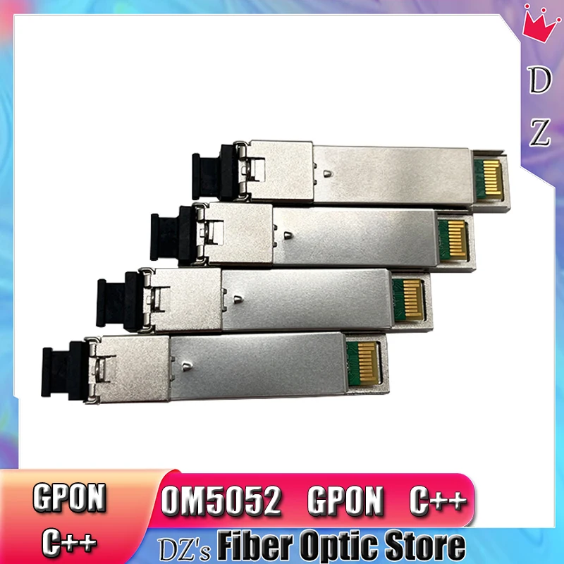 OM5052 GPON OLT CLASS C++ SFP Module GBIC Fiber Optical Transceiver Compatible for HUAWEI MA5680T MA5683T MA5800 GPLF Board