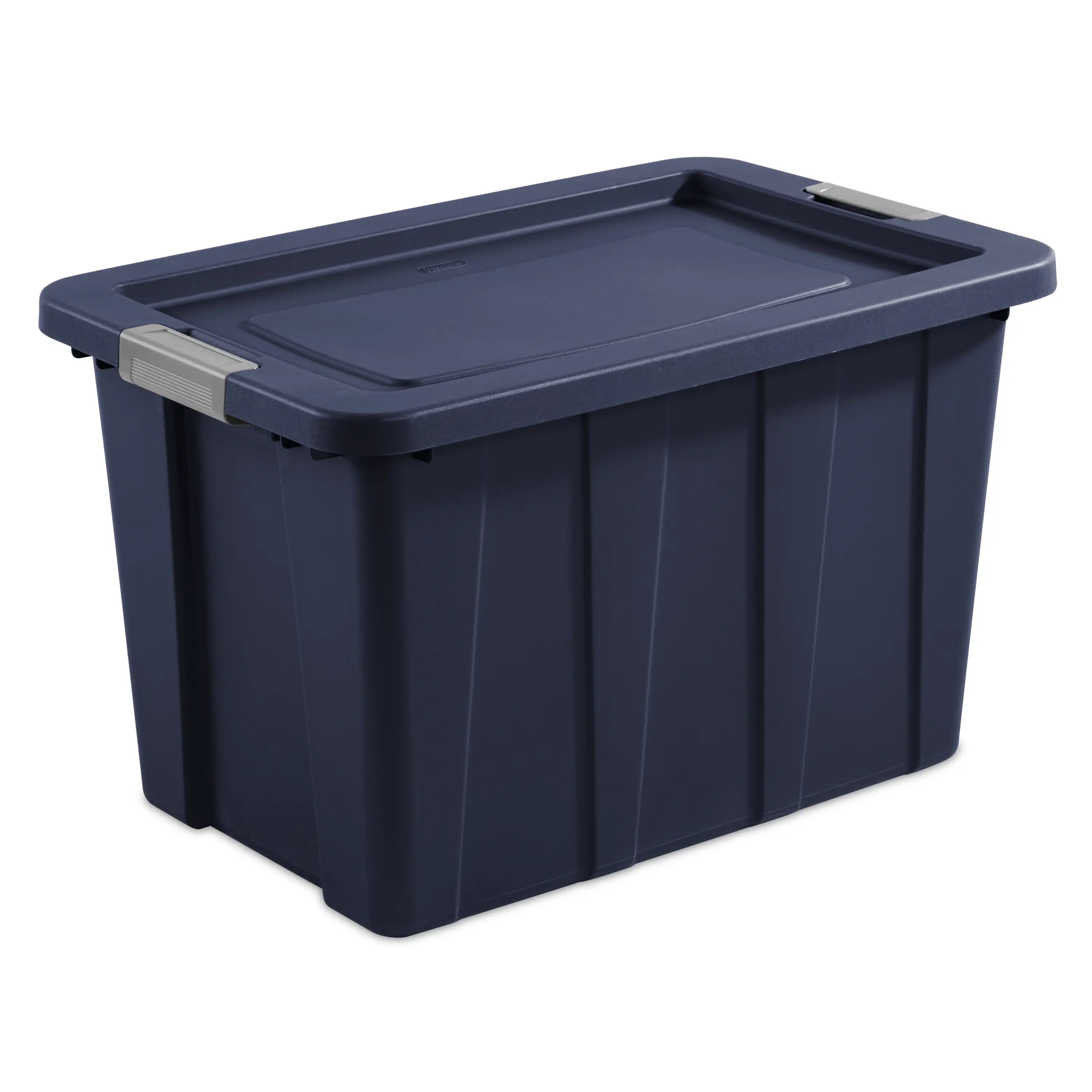

30 Gallon New Dark Indigo Latch Tote Storage Box Plastic Adult
