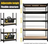 4 Pack Storage Shelves 48" x24" x 72" 5 Tier Adjustable Garage Storage Shelving Heavy Duty Metal Storage Utility Rack Shelf Unit 6