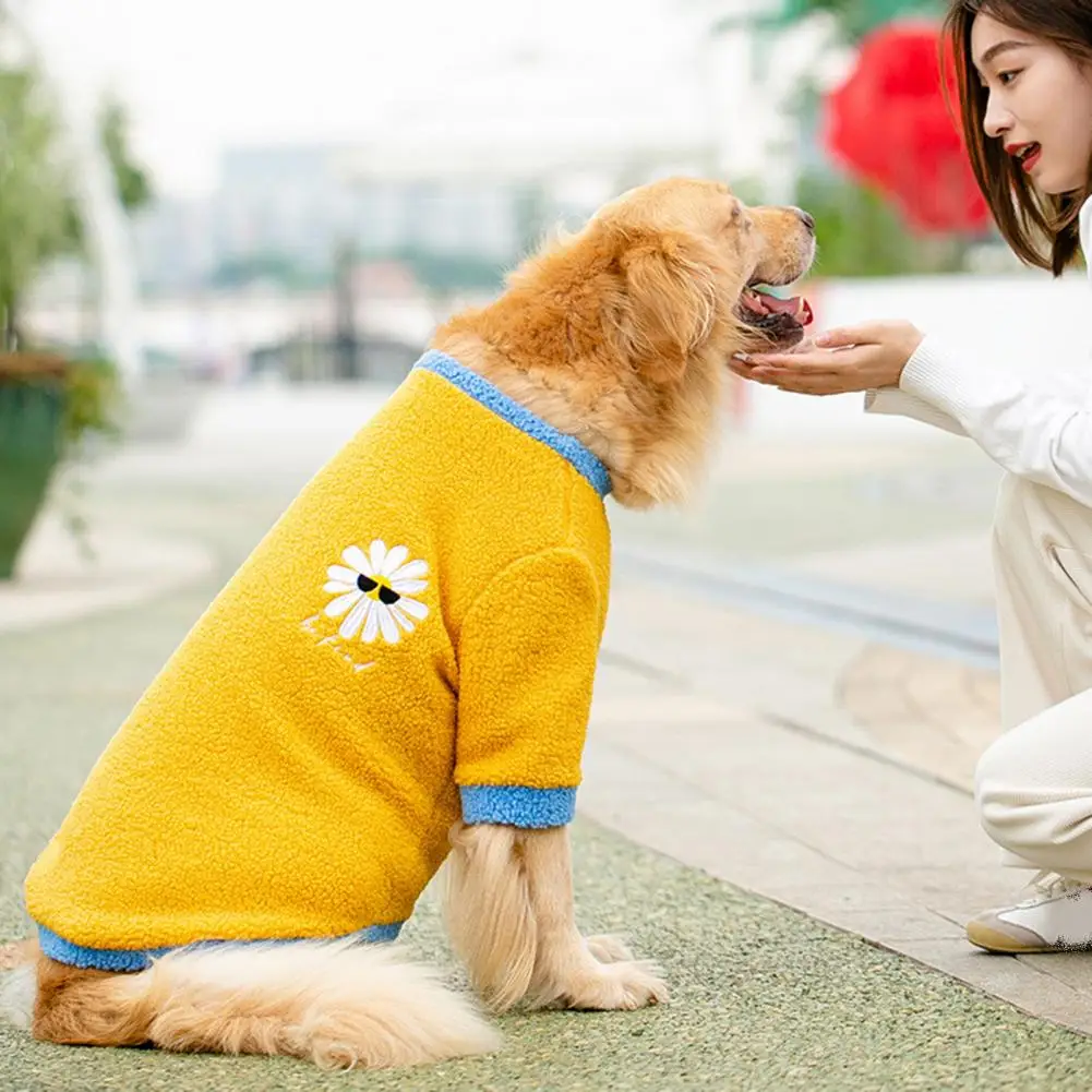 부드러운 원단 반려동물 의류, 세련된 반려동물 겨울 풀오버, 편안한 강아지 스웨터, 겨울용 따뜻한 귀여운 강아지 옷