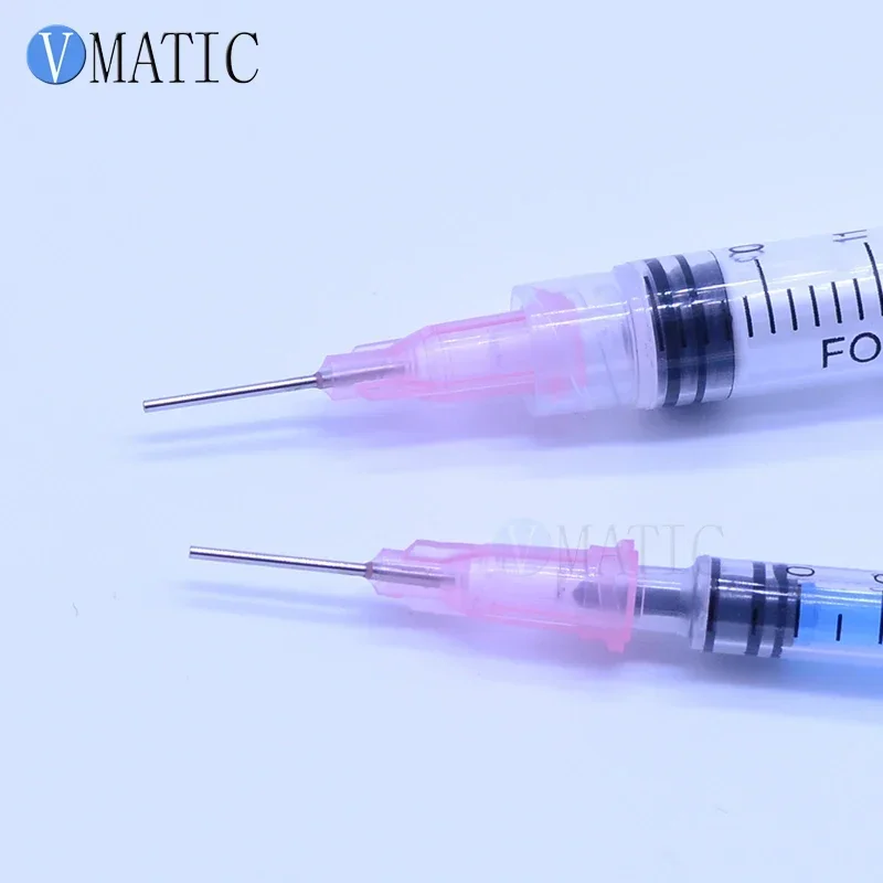 100Pcs 0.5'' 20G Luer Lock Glue Dispensing Needles Tip 1/2 Inch