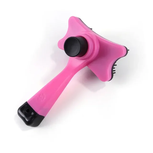 Pet hair removal brush Cat hair removal dog hair cleaner One click hair removal massage comb 5