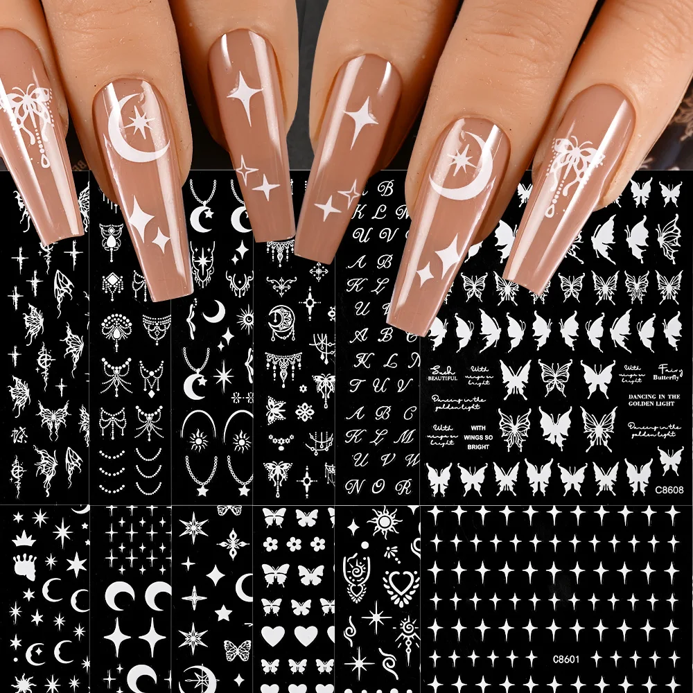 Gold Metal Alloy Nail Art Nieten – 200 Stück, Hohle Geometrische Muster, Für Nageldesign & DIY