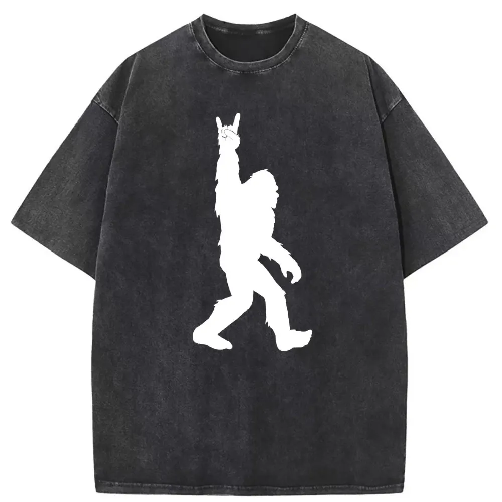 

Funny Bigfoot Tshirt For Sasquatch Believers Man Sweatshirt Simple Style Summer Autumn Male 2023 Newest Long Sleeve Clothing