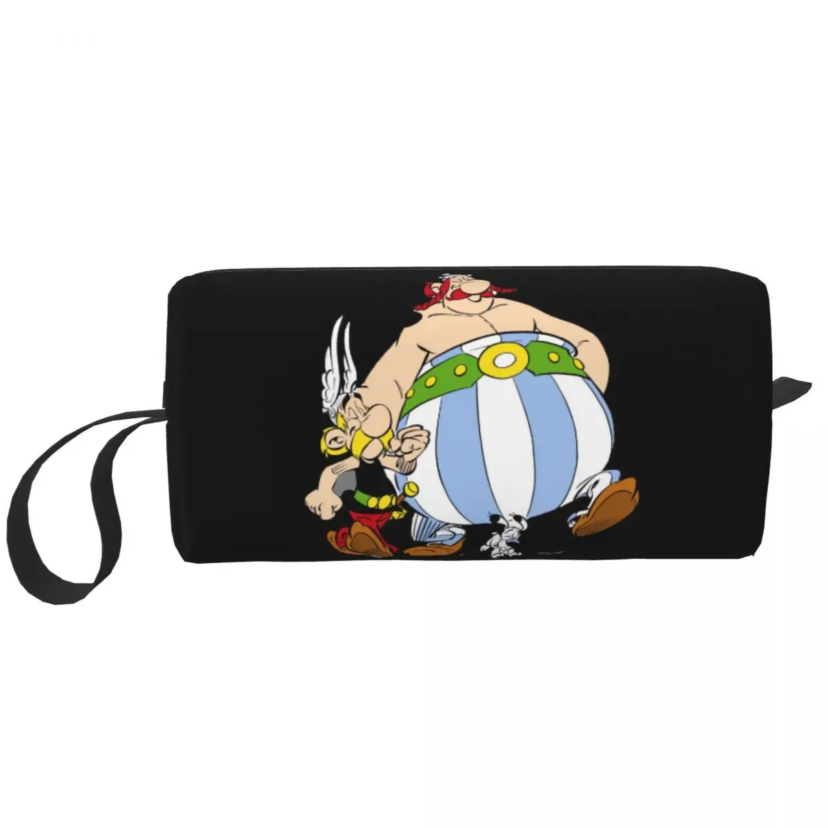 Adventure Comic Asterix E Obelix Borsa Da Toilette Donna Getafix Dogmatix Cosmetic Makeup Organizer Lady Storage Dopp Kit Box Case