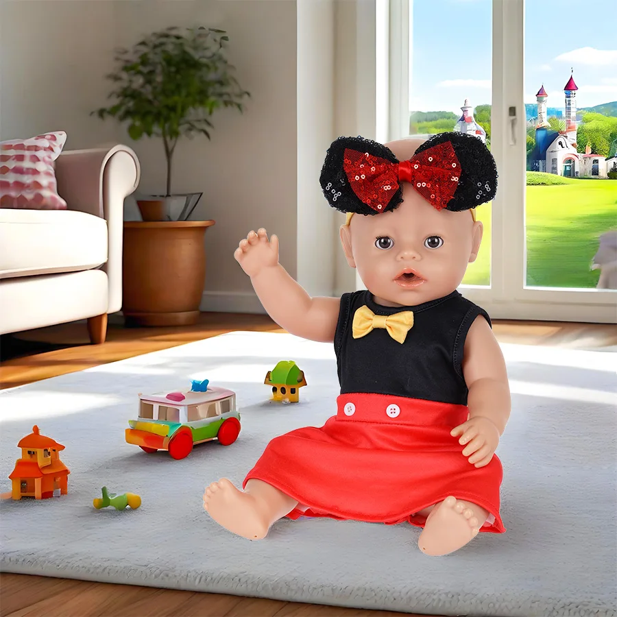 Elegant Princess Dresses For 18 Inch Dolls Cute Costume Outfits With Hairband Fits America Doll Kids Christmas Birthday Gift