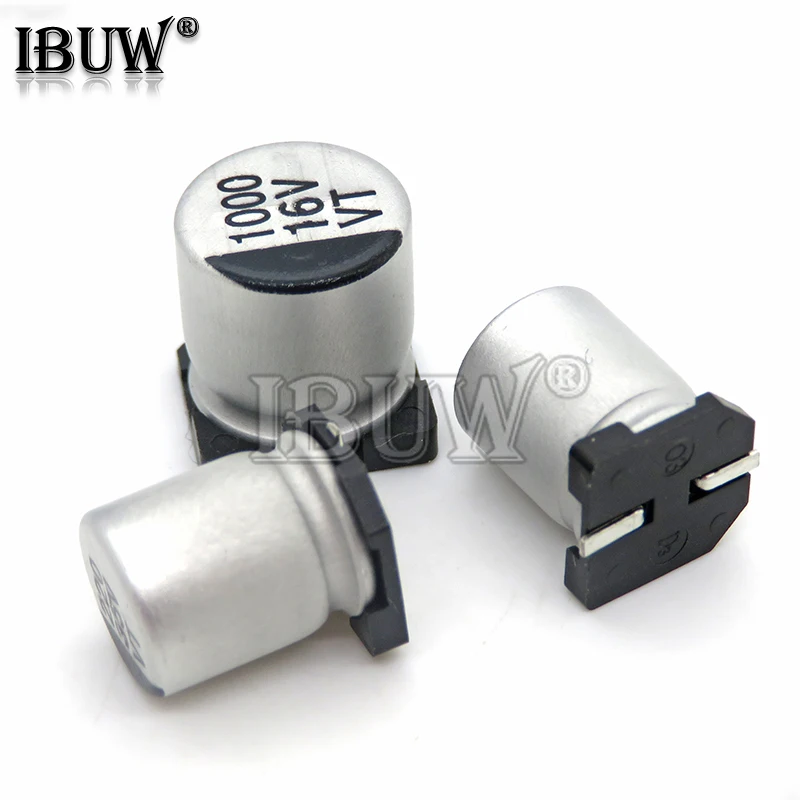 SMD Electrolytic capacitor aluminum 6.3V 10V 16V 25V 35V 50V 1UF 2.2UF 4.7UF 10UF 47UF 100UF 220UF 330UF 470UF 680UF 10PCS electrolytic capacitor