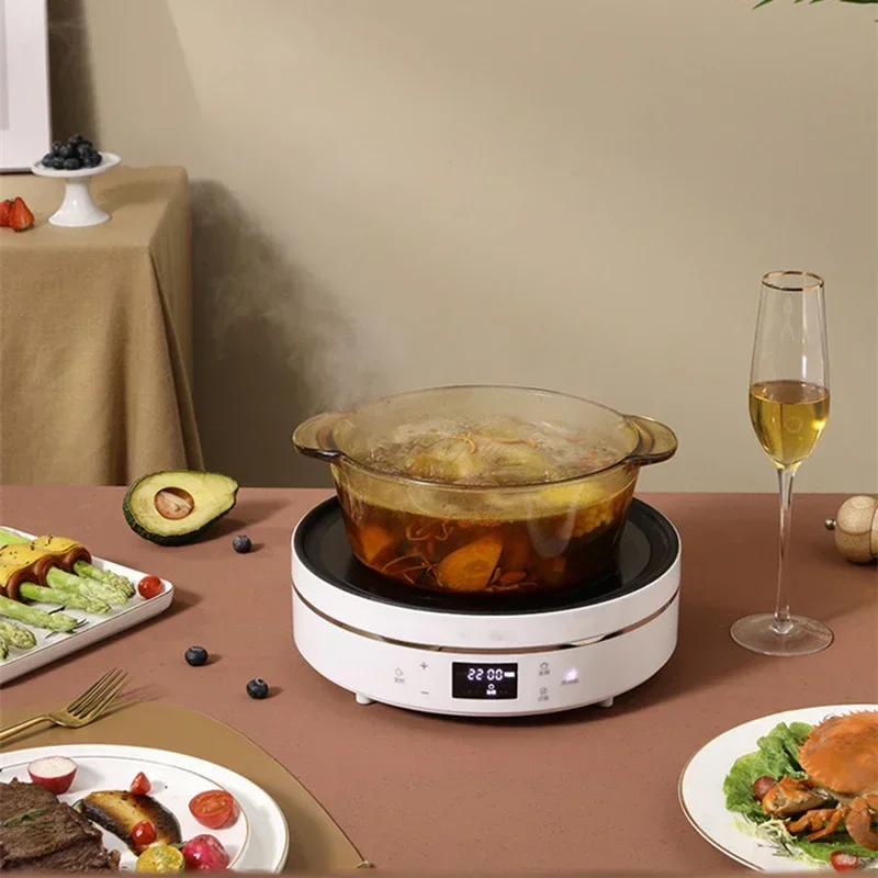 2200W Electric Ceramic Stove home Smart New Electric Stove Stir-frying Vegetables Integrated Mini Induction Cooker For Tea 3