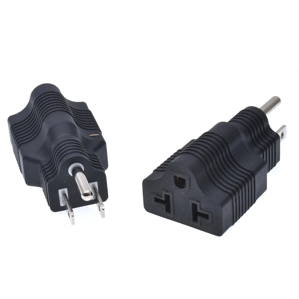 USA US Male to NEMA 5-15P 5-20P 6-15P 6-20P Female American Socket 2Pin to 3Pin Plug AC Power Adapter Industrial Connector