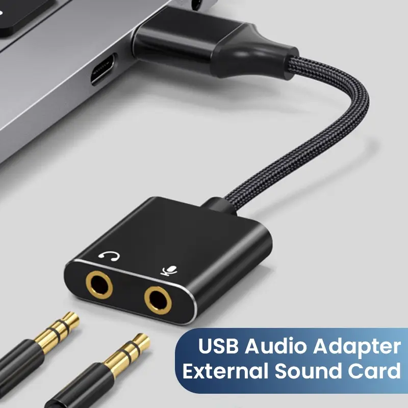 INOVU Adaptador de audio USB-C a Jack 3.5 mm - Cable y Adaptador INOVU Adaptador de audio USB-C a Jack 3.5 mm - Cable y Adaptador