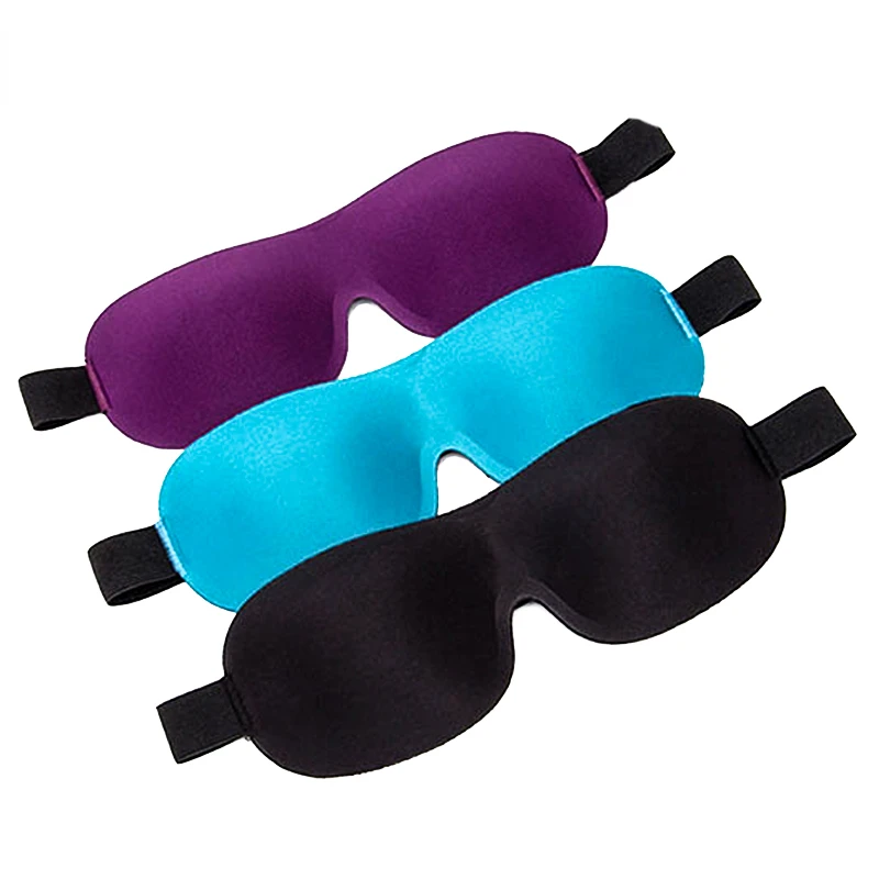 Sponge EyeShade Natural 3D Sleeping Mask Outdoor Travel Rest Blindfold Sleep Care Bandage Eye Cover Portable Night Eyepatch 2