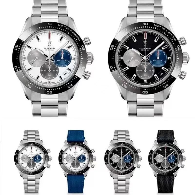 100% New Fashion Zeth123 Style Luxury Sport Quartz Leather Stainless Steel Watch Man Calendar Round Wristwatch High Quality