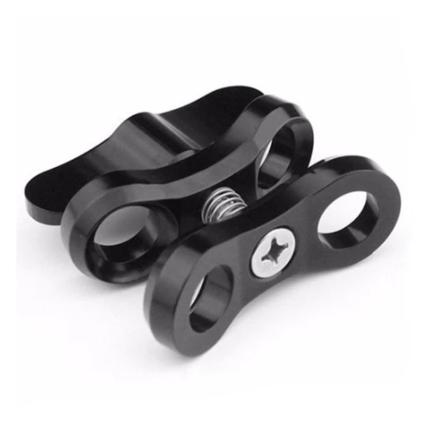 T35C 2 Pcs Camera Accessory Diving Lights Ball Butterfly Clip Arm Clamp Mount Aluminum For Gopro Hero 3+/4/5 Xiaoyi Gitup SJ6000