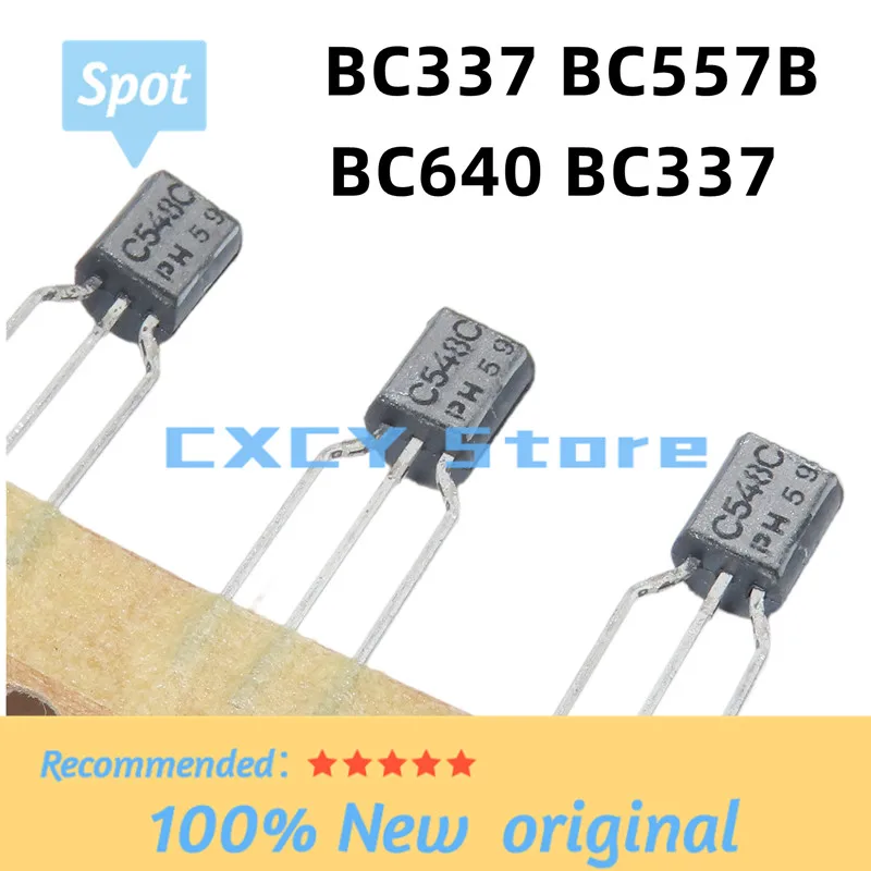 

10Pcs/Lot BC337 C337 BC557B C557B BC548 C548 BC640 C640 New Original TRIODE TO-92 Direct Purchase