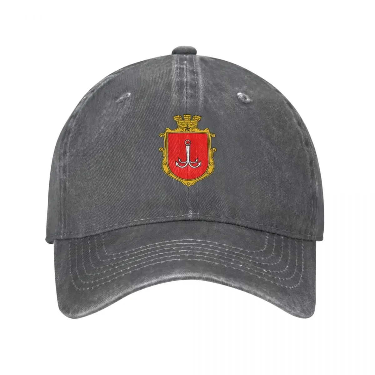 

Coat Of Arms Of Odessa, Ukraine Baseball Caps Fashion Washed Denim Hats Outdoor Casquette Sports Baseball Cowboy Hat for Unisex